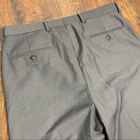 Angelo Rossi Italian Made Gray Dress Pants 36w - Picture 8 of 8